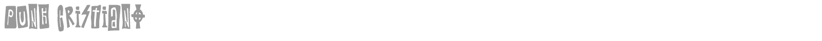 Punk Cristiano font preview